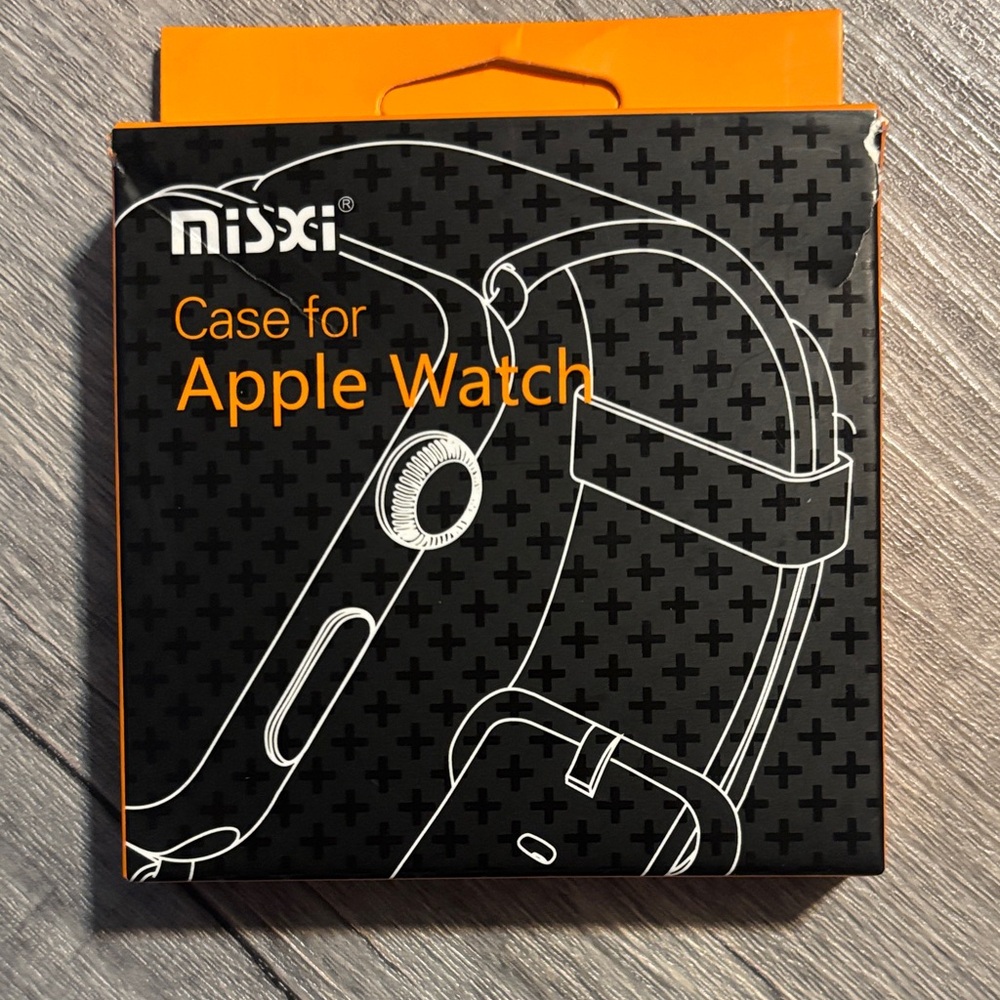 TWO-PACK Black Hard Case for Apple Watch Series 9/8/7 45mm